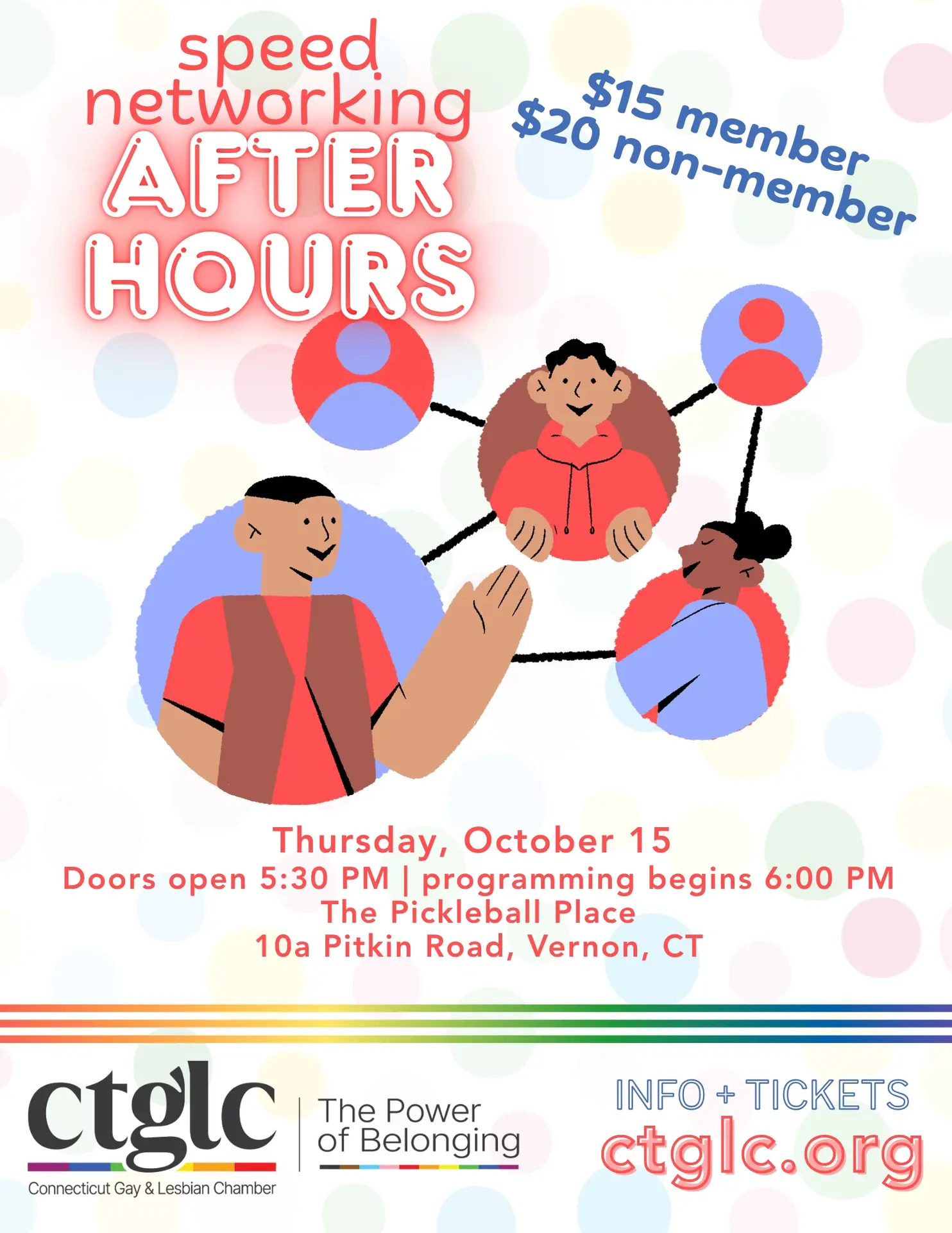 CTGLC Speed Networking After Hours, Thursday, October 15, 2026